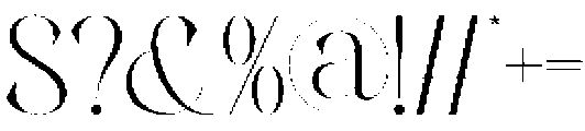 Voreto Regular otf (400) Font OTHER CHARS
