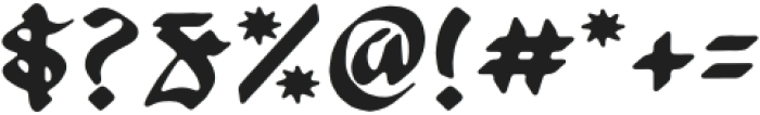 Vorged Blackletter otf (900) Font OTHER CHARS