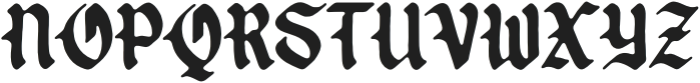 Vorged Blackletter otf (900) Font UPPERCASE