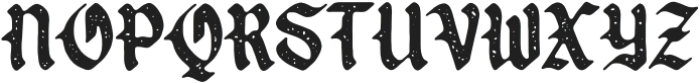 Vorged Dirty Blackletter otf (900) Font UPPERCASE