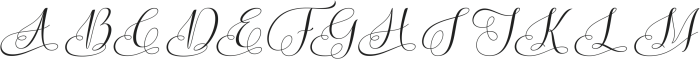 Vorgesla Script Regular ttf (400) Font UPPERCASE