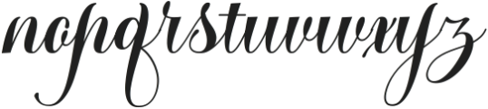 Vorgesla Script Regular ttf (400) Font LOWERCASE