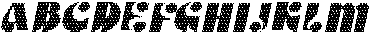 Vorline Disco Italic otf (400) Font UPPERCASE