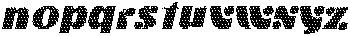 Vorline Disco Italic otf (400) Font LOWERCASE