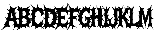 Vortex Dominion Regular otf (400) Font UPPERCASE
