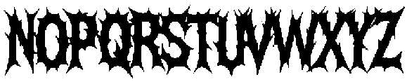 Vortex Dominion Regular otf (400) Font UPPERCASE