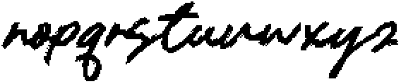 Vortex Omega otf (400) Font LOWERCASE