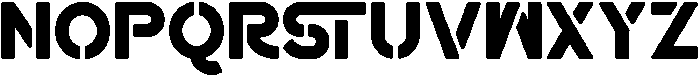 Vostra Regular otf (400) Font UPPERCASE
