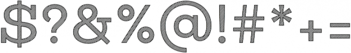 Vourla Serif Stripe otf (400) Font OTHER CHARS