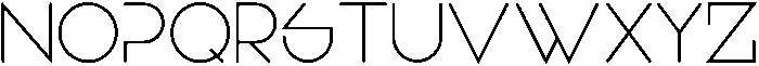 VowNeue otf (400) Font LOWERCASE