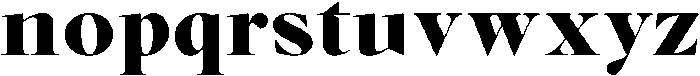 Voxas Black otf (900) Font LOWERCASE