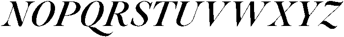 Voxas Bold Italic otf (700) Font UPPERCASE