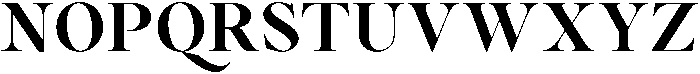 Voxas Bold otf (700) Font UPPERCASE