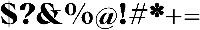 Voxas Book Black otf (400) Font OTHER CHARS