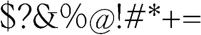 Voxas Book Light otf (300) Font OTHER CHARS