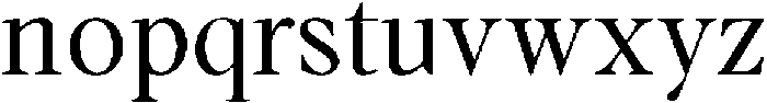 Voxas Book Regular otf (400) Font LOWERCASE