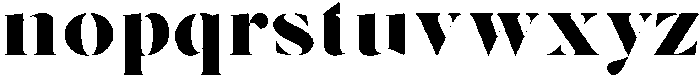 Voxas Display Black otf (900) Font LOWERCASE