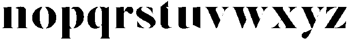 Voxas Display ExtraBold otf (700) Font LOWERCASE