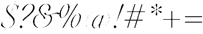 Voxas Display ExtraLight Italic otf (200) Font OTHER CHARS