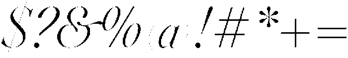 Voxas Display Light Italic otf (300) Font OTHER CHARS