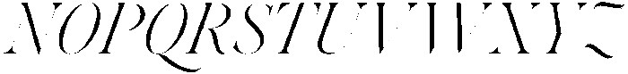 Voxas Display Light Italic otf (300) Font UPPERCASE