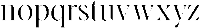 Voxas Display Light otf (300) Font LOWERCASE