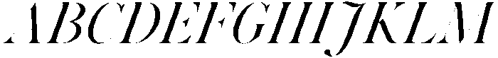 Voxas Display Medium Italic otf (500) Font UPPERCASE