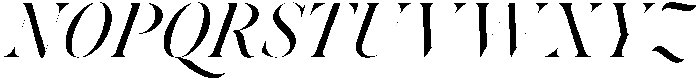 Voxas Display Medium Italic otf (500) Font UPPERCASE