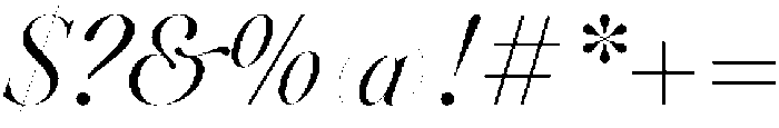 Voxas Display Regular Italic otf (400) Font OTHER CHARS
