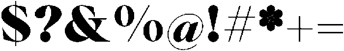 Voxas ExtraBlack otf (900) Font OTHER CHARS