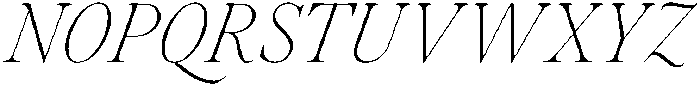 Voxas ExtraLight Italic otf (200) Font UPPERCASE