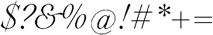 Voxas Light Italic otf (300) Font OTHER CHARS