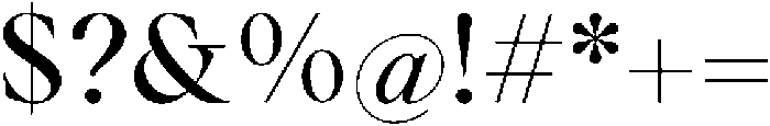 Voxas Medium otf (500) Font OTHER CHARS