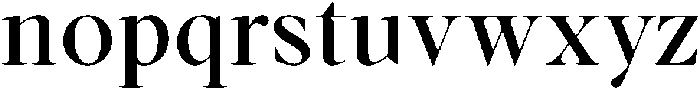 Voxas Medium otf (500) Font LOWERCASE