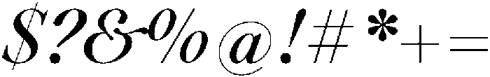 Voxas SemiBold Italic otf (600) Font OTHER CHARS