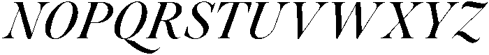 Voxas SemiBold Italic otf (600) Font UPPERCASE
