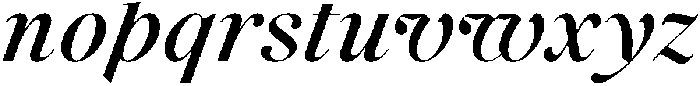 Voxas SemiBold Italic otf (600) Font LOWERCASE