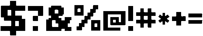 Voxel Regular otf (400) Font OTHER CHARS