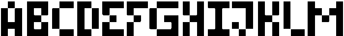 Voxel Regular otf (400) Font UPPERCASE