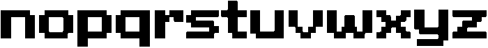 Voxel Regular otf (400) Font LOWERCASE