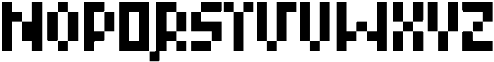 Voxel Regular ttf (400) Font UPPERCASE