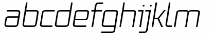 Vox Pro Light Italic Font LOWERCASE
