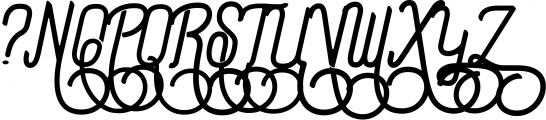 Volaroid Font Duo 3 Font UPPERCASE