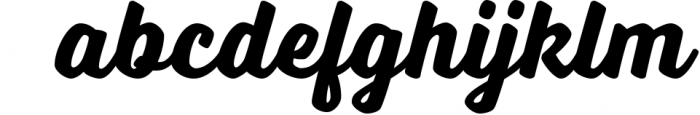 Voltage Family Font LOWERCASE