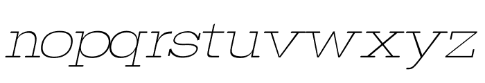 VOLLEY ITALIC Font LOWERCASE