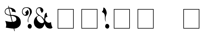 Voco Script SSi Font OTHER CHARS