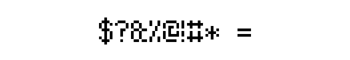 Void Pixel-7 Font OTHER CHARS
