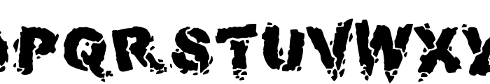 Volcanic Dungeon Font UPPERCASE