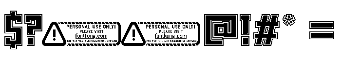 Volters Font OTHER CHARS