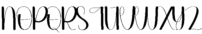 Voluntary Font UPPERCASE